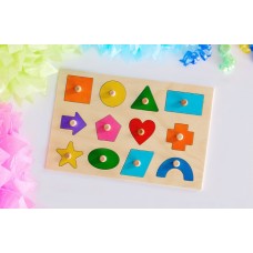 Wooden Puzzle - Shapes Educational Puzzles